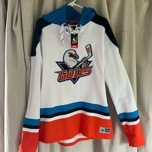 San Diego Gulls Jersey Hoodie. XL